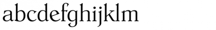 Hoboken Serial ExtraLight Font LOWERCASE