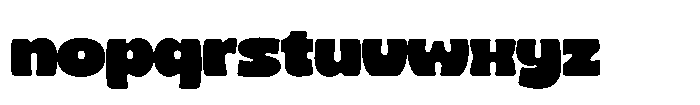 Hobsky Font LOWERCASE