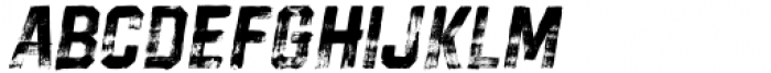 Hockeynight Sans Brush Bold Italic Font UPPERCASE