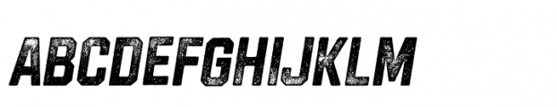 Hockeynight Sans Rough Bold Italic Font UPPERCASE