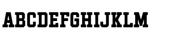 Hockeynight Serif Bold Font UPPERCASE