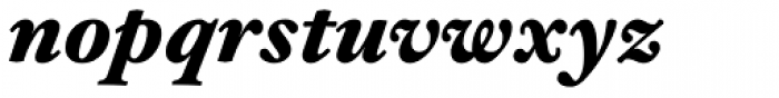 Hoefler Text Black Italic Font LOWERCASE
