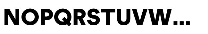 Hofmann Grotesk Black Font UPPERCASE