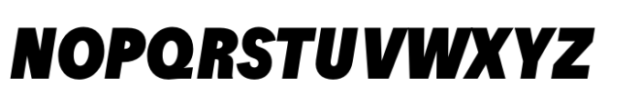 Hofmann Grotesk Compressed italic Font UPPERCASE
