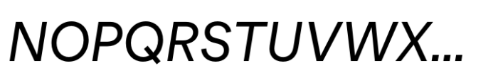 Hofmann Grotesk Italic Font UPPERCASE