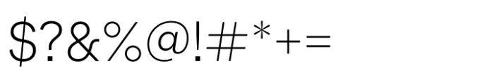 Hofmann Grotesk Light Font OTHER CHARS