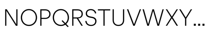 Hofmann Grotesk Light Font UPPERCASE