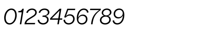 Hofmann Grotesk Normal Italic Font OTHER CHARS