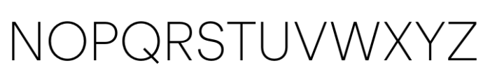 Hofmann Grotesk Thin Font UPPERCASE