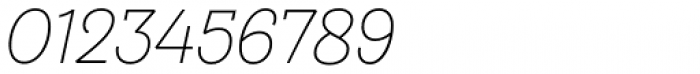 Hogar Light Italic Font OTHER CHARS