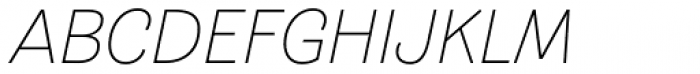Hogar Light Italic Font UPPERCASE