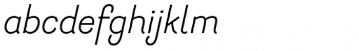 Hogar Regular Italic Font LOWERCASE