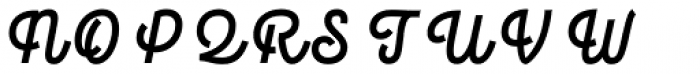 Hogar Script Bold Font UPPERCASE