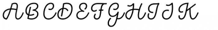 Hogar Script Regular Font UPPERCASE