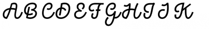 Hogar Script Semi Bold Font UPPERCASE