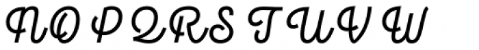 Hogar Script Semi Bold Font UPPERCASE