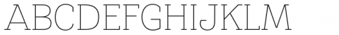 Hogar Slab Extra Light Font UPPERCASE