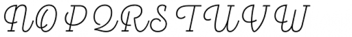 Hogar Slab Script Light Font UPPERCASE