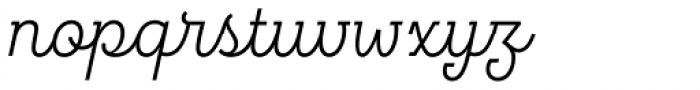 Hogar Slab Script Regular Font LOWERCASE