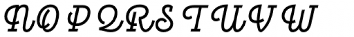 Hogar Slab Script Semi Bold Font UPPERCASE