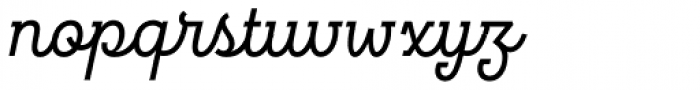 Hogar Slab Script Semi Bold Font LOWERCASE