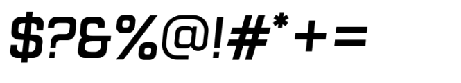 Hogira Bold Italic Font OTHER CHARS