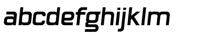 Hogira Bold Italic Font LOWERCASE