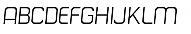 Hogira Light Italic Font UPPERCASE