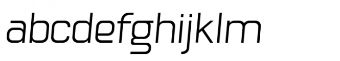 Hogira Light Italic Font LOWERCASE