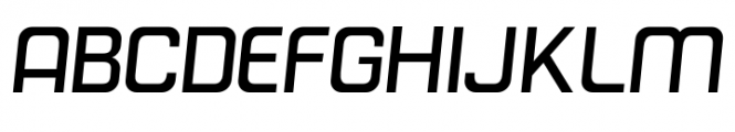 Hogira Semi Bold Italic Font UPPERCASE
