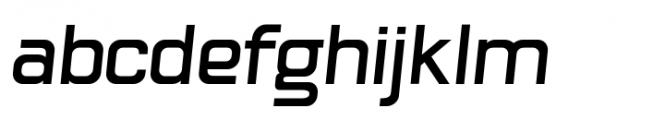 Hogira Semi Bold Italic Font LOWERCASE