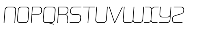 Hogira V2 Extra Light Italic Font UPPERCASE