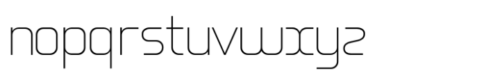Hogira V2 Extra Light Font LOWERCASE
