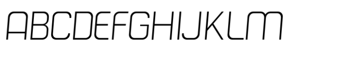 Hogira V2 Light Italic Font UPPERCASE
