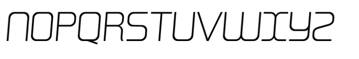 Hogira V2 Light Italic Font UPPERCASE