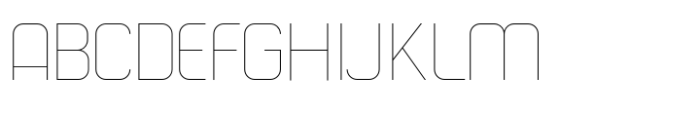 Hogira V2 Thin Font UPPERCASE