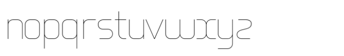 Hogira V2 Thin Font LOWERCASE