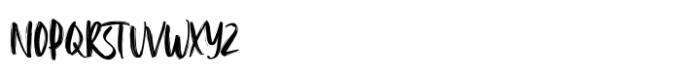 Hogla Brush Font LOWERCASE