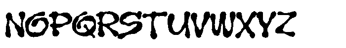 Hogles Font UPPERCASE
