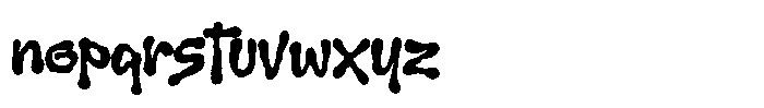Hogles Font LOWERCASE