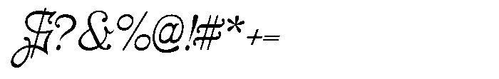 Hoity Toity Font OTHER CHARS