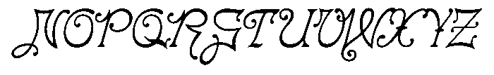 Hoity Toity Font UPPERCASE