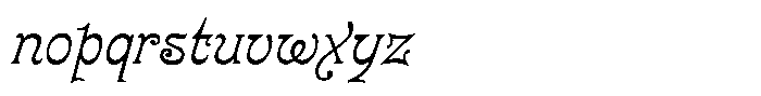 Hoity Toity Font LOWERCASE