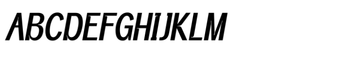 Hokyan Italic Font UPPERCASE