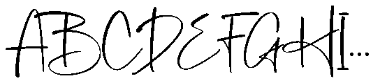 Hola Berlin Font UPPERCASE