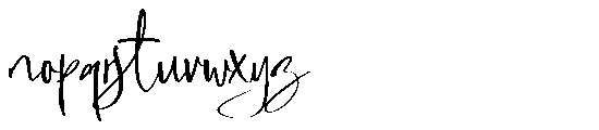 Hola Berlin Font LOWERCASE