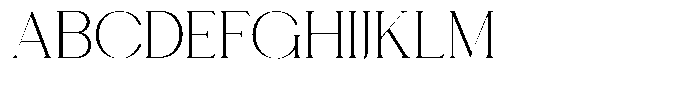 Hola Chairo Font UPPERCASE