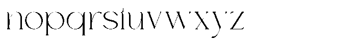 Hola Chairo Font LOWERCASE