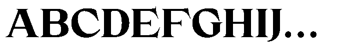 Hola Martini Font UPPERCASE