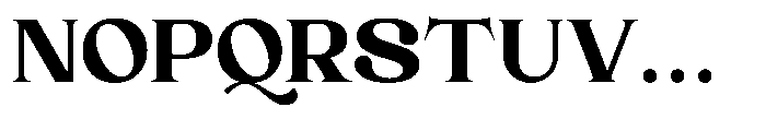 Hola Martini Font UPPERCASE